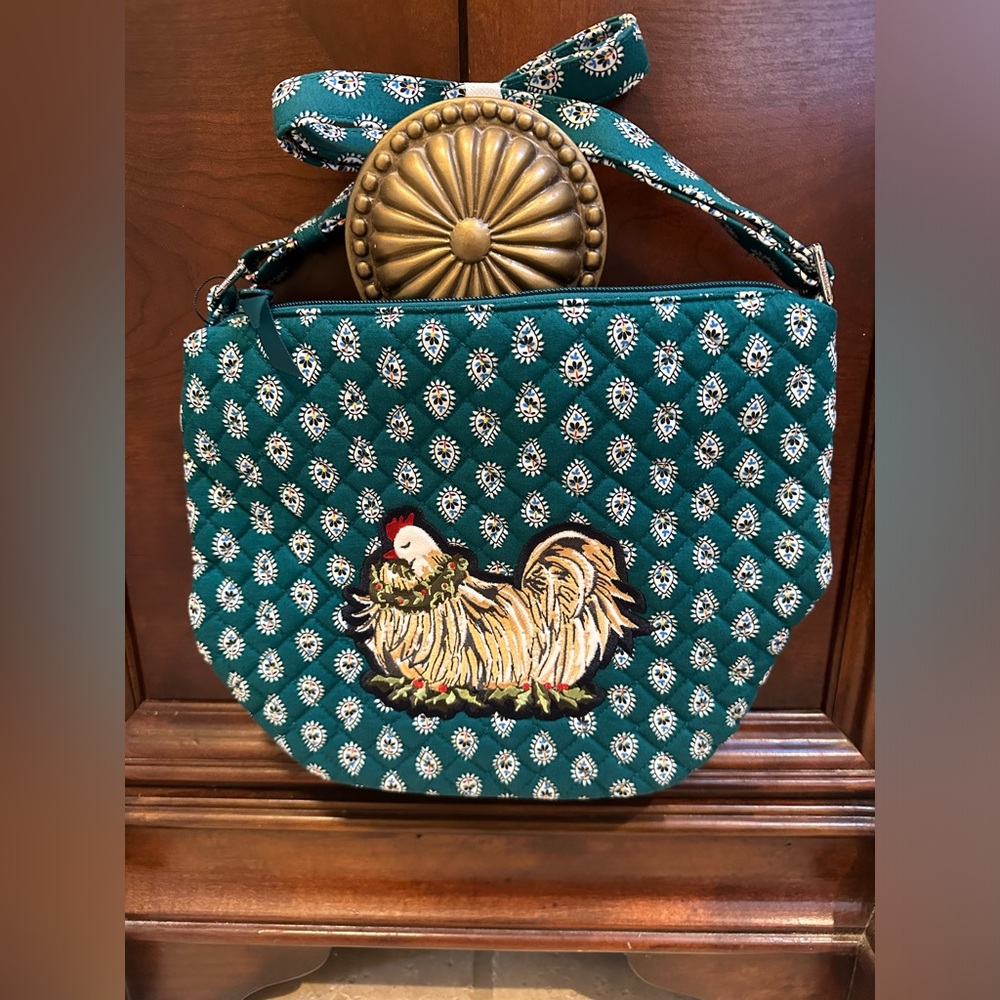 NWT Vera Bradley French Hen bucket bag